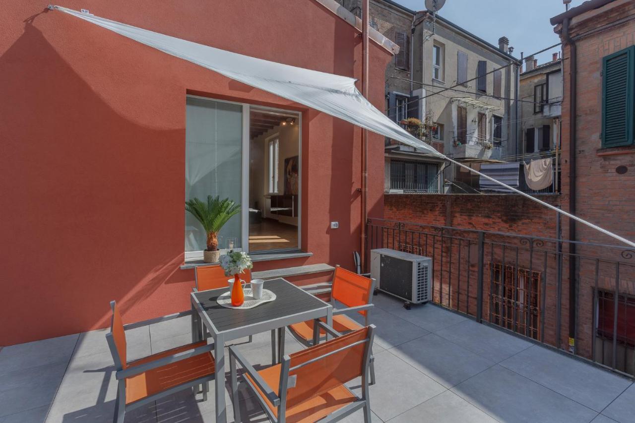 Ferrara Casa Dell'Archivolto Con Garage Apartman Kültér fotó