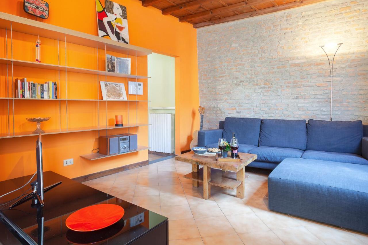 Ferrara Casa Dell'Archivolto Con Garage Apartman Kültér fotó